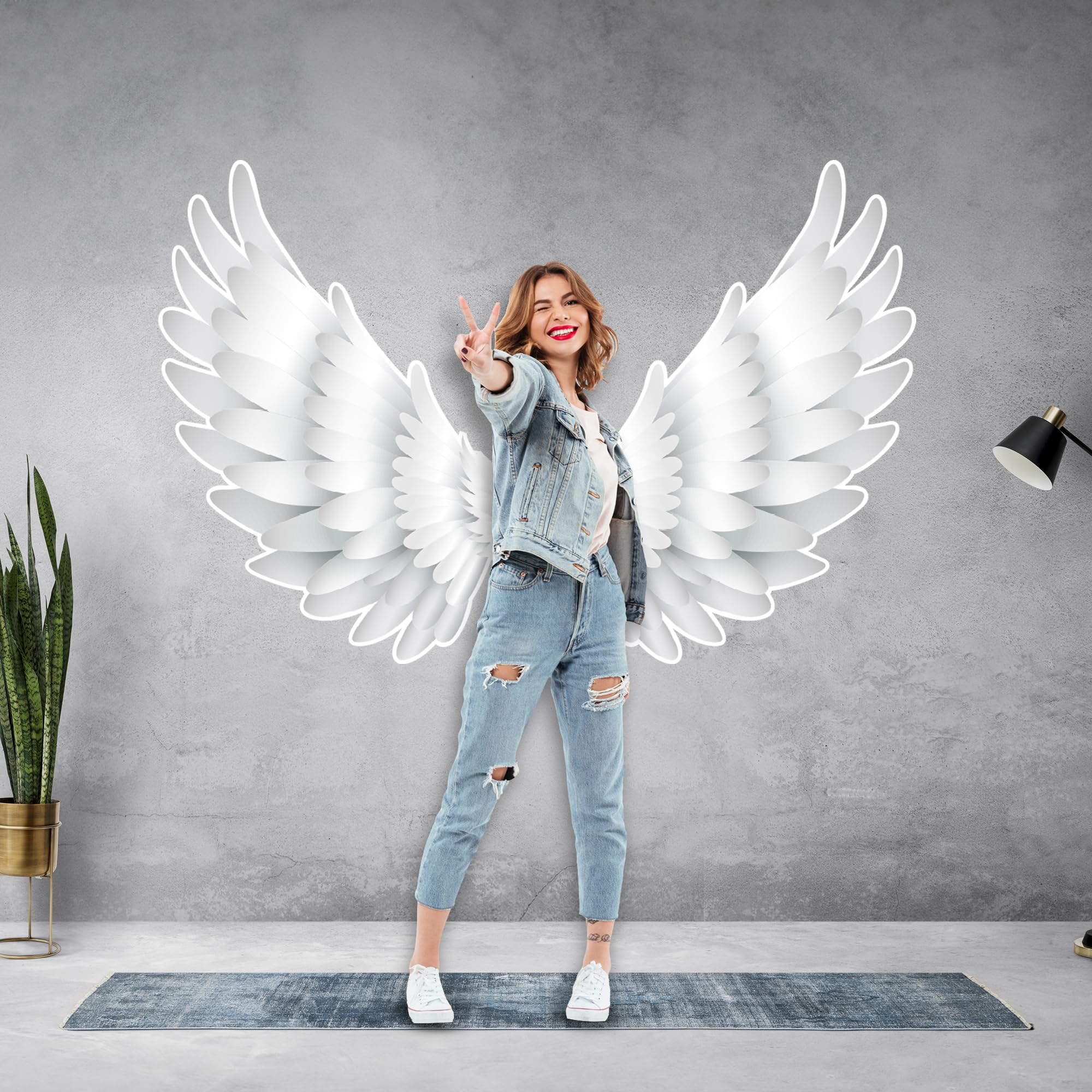 Amazon.com: Generic Angel Wing Wall Stickers, Peel and Stick Wings